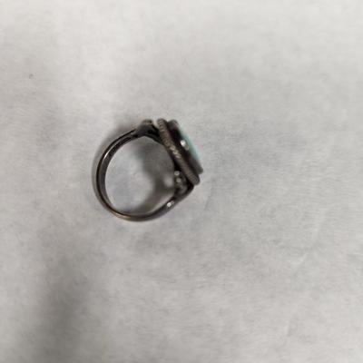 Sterling Silver Turquoise Ring Size 7