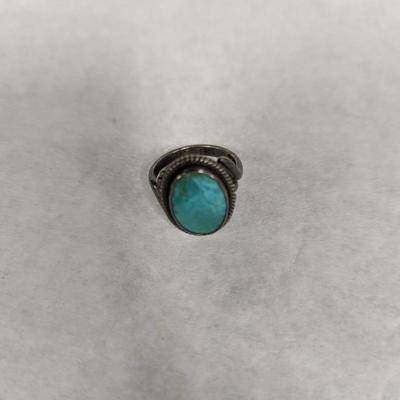 Sterling Silver Turquoise Ring Size 7