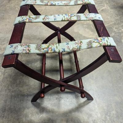 Wood Luggage Rack