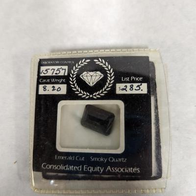 Consolidated Equity Associates Emerald Cut Smoky Quartz
