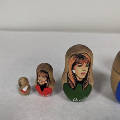 Bill Clinton Nesting Dolls Hillary Monica Lewinsky Paula Jones
