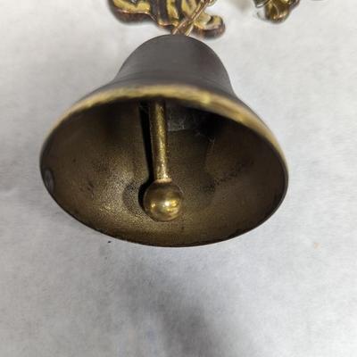 Vintage Brass Wall Mount Servants Bell