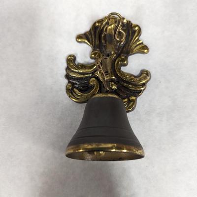 Vintage Brass Wall Mount Servants Bell