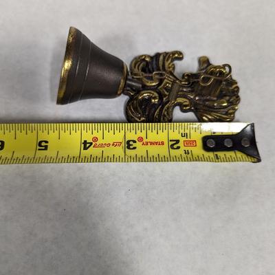 Vintage Brass Wall Mount Servants Bell