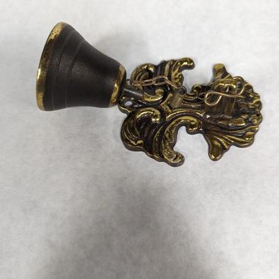 Vintage Brass Wall Mount Servants Bell