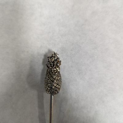 Designs By Metzke, Inc. Set Of 6 Antique Pewter Pineapple Cocktail Forks