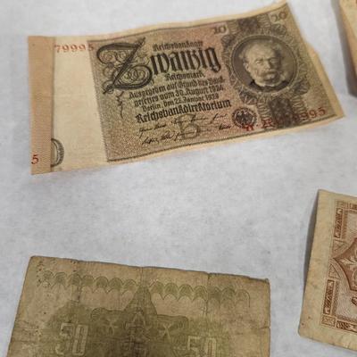 Pre-WWII German Foreign Banknotes Lot W