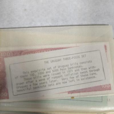Foreign Banknotes includes WWII Japanese and Philippine Occupation Currency and 1983 Ugandan Shilling Lot V