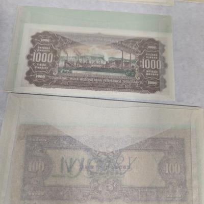 Foreign Banknotes includes WWII Japanese and Philippine Occupation Currency and 1983 Ugandan Shilling Lot V