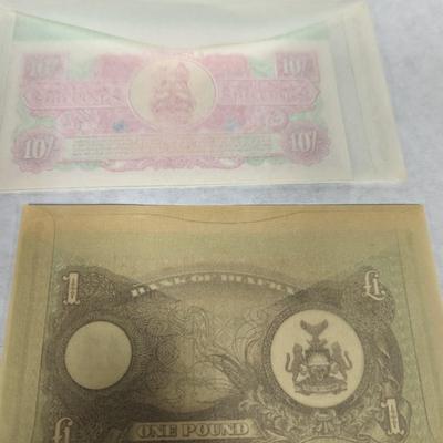 Foreign Banknotes Includes Rare WWII Japanese and Great Britain Currency Lot T