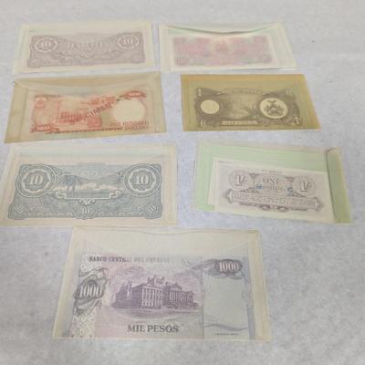 Foreign Banknotes Includes Rare WWII Japanese and Great Britain Currency Lot T