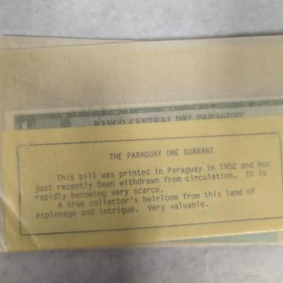 Foreign Currency Japanese/Burma Indonesia Paraguay St. Helena Laos Chile Lot Q
