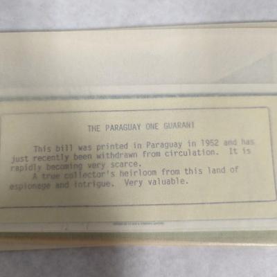 Foreign Banknotes Bulgarian Biafra Japanese Paraguay Lot N