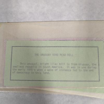 Foreign Banknotes Japanese/Burma Great Britain St Helena Uruguay Biafra Paraguay Laos Lot M