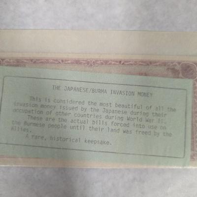 Foreign Banknotes Japanese/Burma Great Britain St Helena Uruguay Biafra Paraguay Laos Lot M