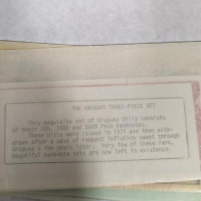 Foreign Banknotes Japanese/Philippine Philippine Gureilla Yugoslavia Uganda Uruguay Lot L