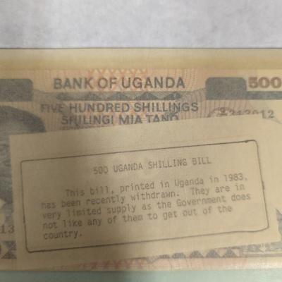 Foreign Banknotes Japanese/Philippine Philippine Gureilla Yugoslavia Uganda Uruguay Lot L