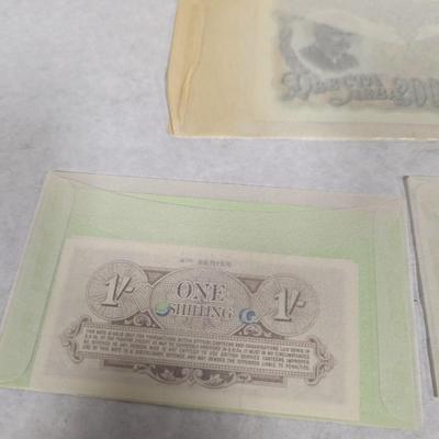 Foreign Banknotes Great Britain Biafra Bulgarian Lot K