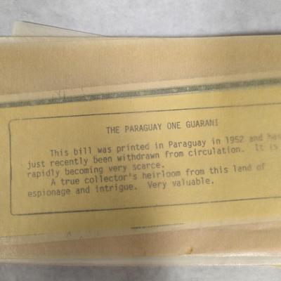 Foreign Banknotes Philippine Guerilla Uganda Uruguay Paraguay Yugoslavia Japanese/Philippine Lot I