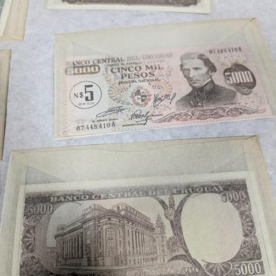 Foreign Banknotes Philippine Guerilla Uganda Uruguay Paraguay Yugoslavia Japanese/Philippine Lot I