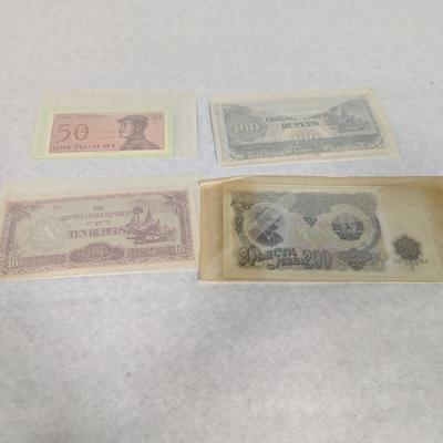 Foreign Banknotes Bulgaria /Burma Indonesia Lot C