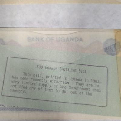 Foreign Banknotes Uganda Philippine Uruguay Biafra Lot A