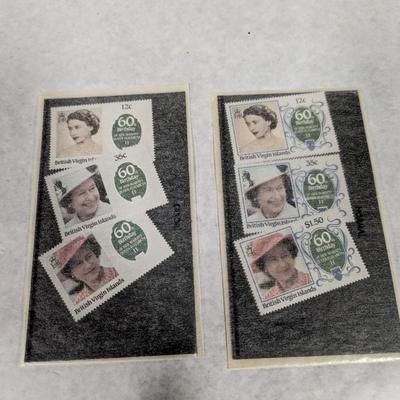 Queen Elizabeth British Virgin Island Stamps