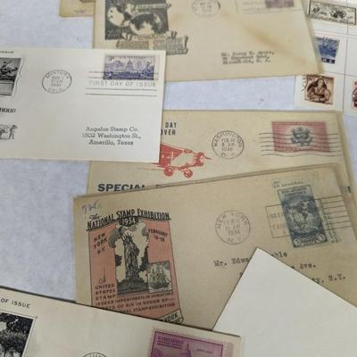 Vintage Stamps Air Delivery First Day Covers