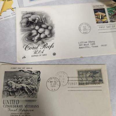 Vintage Stamps Air Delivery First Day Covers