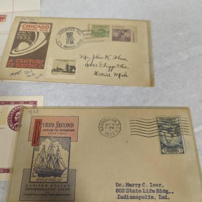 Vintage Stamps Air Delivery First Day Covers