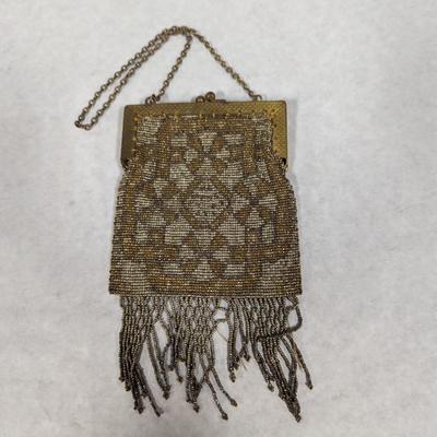 Vintage Made In France Flapper Beaded Purse