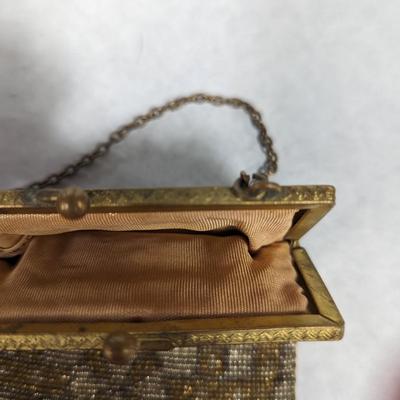 Vintage Made In France Flapper Beaded Purse