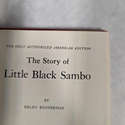 Vintage Books The Story Of Little Black Sambo Flowers For Filbert