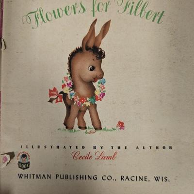 Vintage Books The Story Of Little Black Sambo Flowers For Filbert
