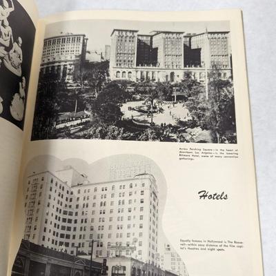 1949 Vintage Southern California Guide Pictorial Souvenir