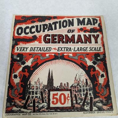 Vintage Pamphlets LIza Panama Canal Occupation Map Of Germany