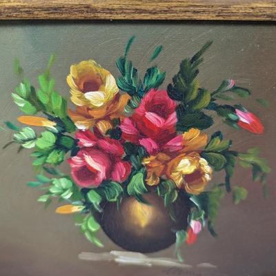Vintage Painting With Ornate Frame