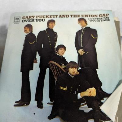 Variety Of 45 Records Several Different Artists