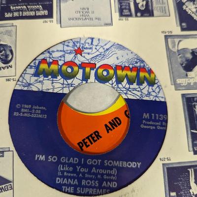 Variety Of 45 Records Several Different Artists