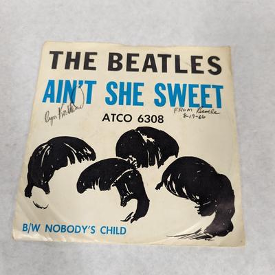 Beatles "Ain't She Sweet" 45 Record ATCO Label