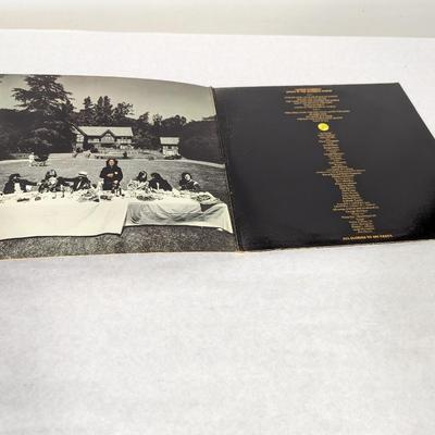 Vintage George Harrison Vinyl Albums 'Extra Texture' and 'Living in the Material World'