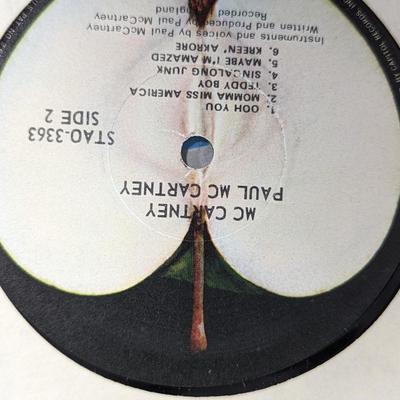 Paul McCartney Set of Three Vintage Records 'Band on the Run' 'Tug of War'