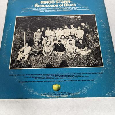 Vintage Ringo Starr Set of Three Records 'Ringo' Beaucoups of Blues' Good Night Vienna'