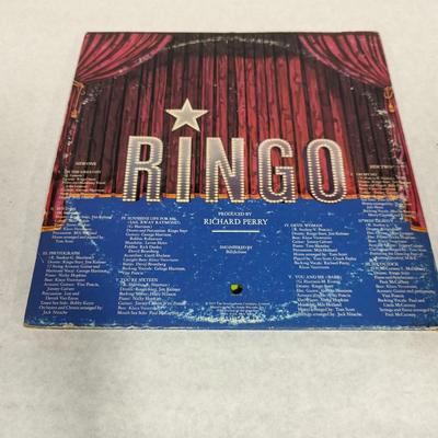 Vintage Ringo Starr Set of Three Records 'Ringo' Beaucoups of Blues' Good Night Vienna'