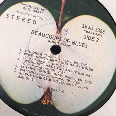 Vintage Ringo Starr Set of Three Records 'Ringo' Beaucoups of Blues' Good Night Vienna'