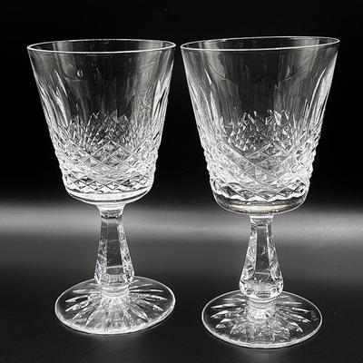 WATERFORD ~ Kenmare ~ Pair (2) Water Goblets
