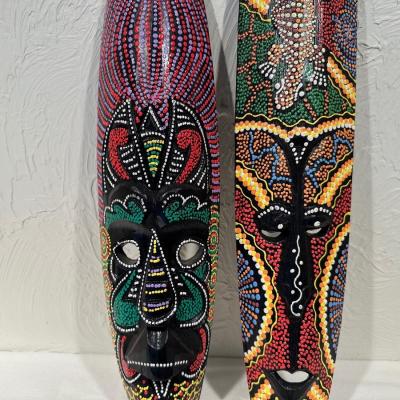 HANDMADE MASKS BY THE TRIBAL PEOPLE CALLED TRIBAL FUSION
