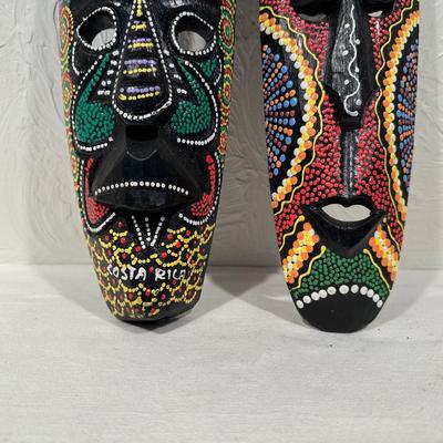HANDMADE MASKS BY THE TRIBAL PEOPLE CALLED TRIBAL FUSION