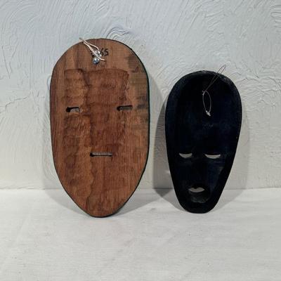 DETAILED, HANDCRAFTED WOODEN MASKS