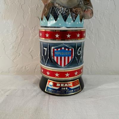 FULL 1976 JIM BEAM REPUBLICAN ELEPHANT